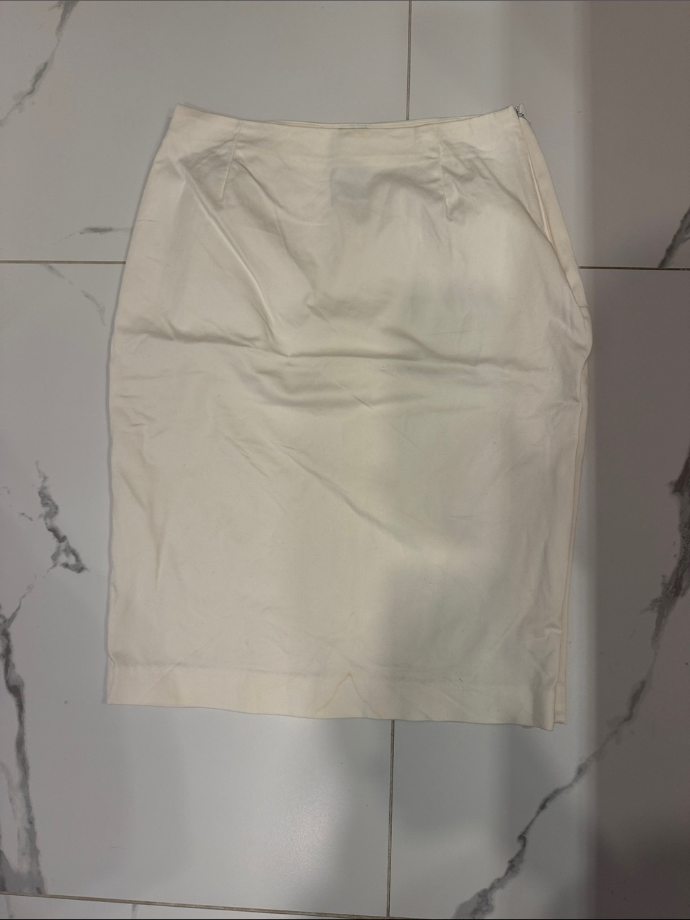 Jacob Cream Pencil Skirt